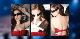 Με κόκκινο λάτεξ η Ελένη Φουρέιρα και χωρίς σουτιέν! Ελένη Φουρέιρα