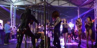 Spank Area: Kinky show στο Erotic Art Festival Spank Area Kinky show BDSM Show, Kinky perfomers