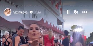 Βίκυ Καγιά Εντυπωσίασε στο Φεστιβάλ Βενετίας Top Model Βίκυ Καγιά Εντυπωσίασε στο Φεστιβάλ Βενετίας ❤️